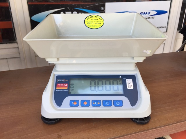 tem 30 kg eko tartim terazisi onayli