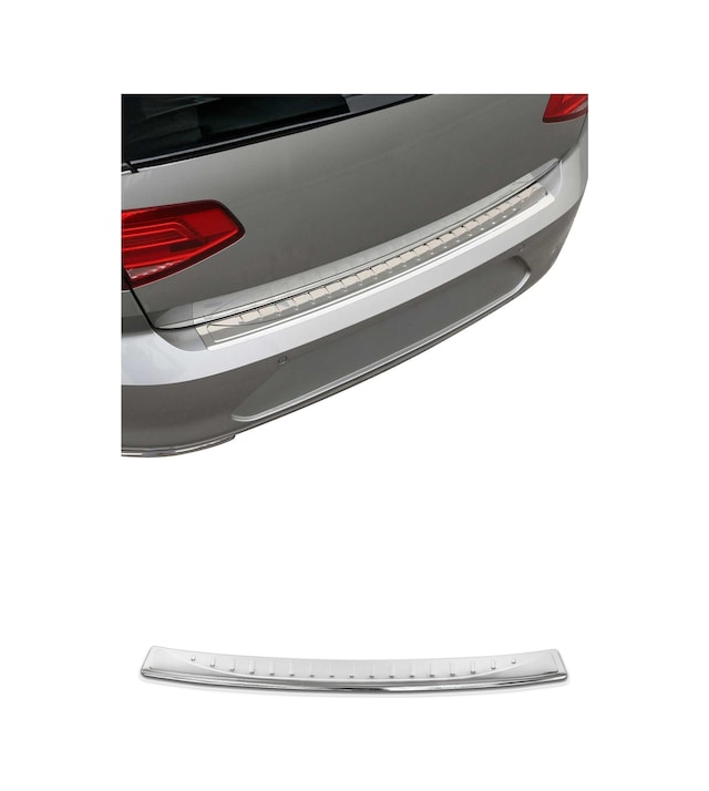 Vw Passat B8 Variant 2015-2019 Uyumlu Krom Arka Tampon Eşiği Paslanmaz Çelik