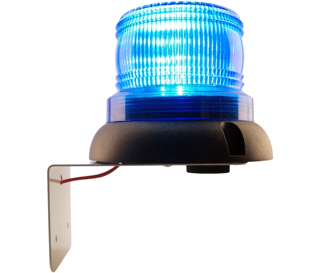 Mesan Ø90 İkaz Lamba Led Buzzer L Montaj Mavi 220vac Ms 726.5.220vac