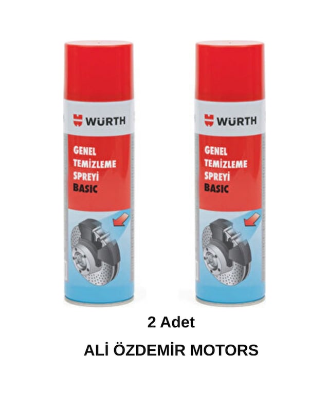 Genel Temizleme Spreyi Basic 500ml, Fren Balata Spreyi Yeni Tarihli