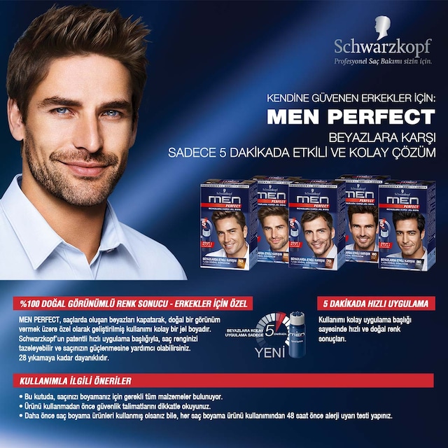 Schwarzkopf Men Perfect Erkek Sac Boyasi Beyazlara Karsi Fiyatlari Ve Ozellikleri