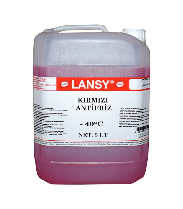 Lansy Kırmızı Antifriz 5 Lt - 40 Derecec