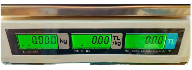 cas er jr rs232 bilgisayar baglantili terazi 30kg hassas bilter