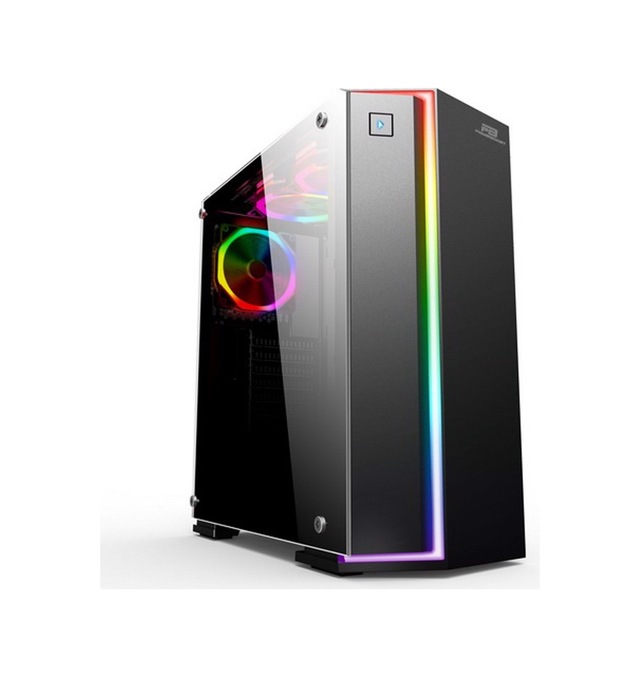 PowerBoost VK-G3906S FAN STRIP YOK Mid Tower Rainbow Black