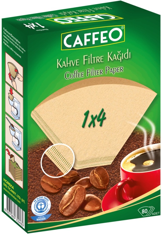 Caffeo 1x4/80 Kahve Filtre Kağıdı80 Adet