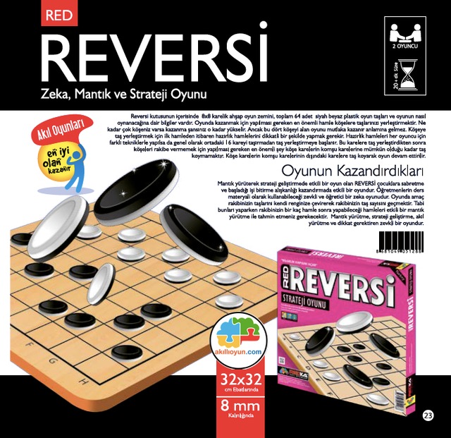 reversi akil oyunu redka