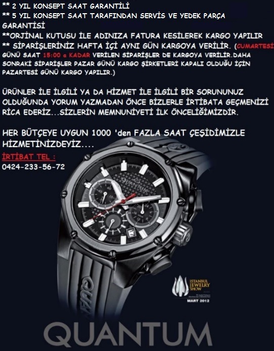Quantum Erkek Saati Pwg422 592 Fiyatlari Ve Ozellikleri
