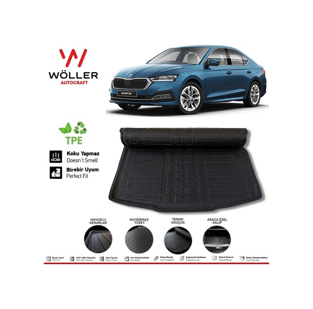 Skoda Octavia Bagaj Havuzu 2021 Sonrası 3D Wöller Ultrafl