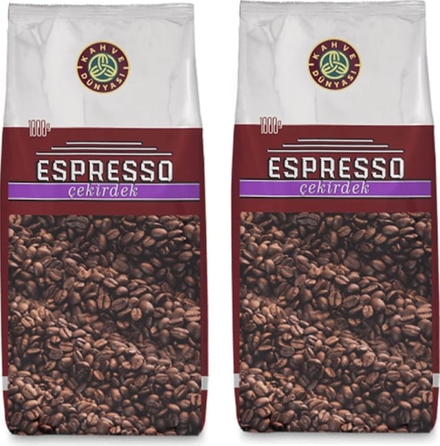 Kahve Dünyası Espresso Çekirdek Kahve 2 x 1 KG