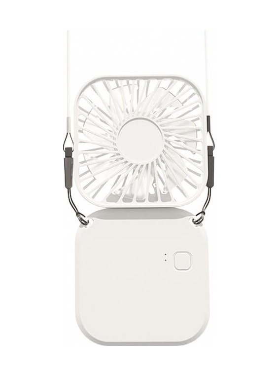 Torima F-05 Mini Fan Tutmalı Şarjlı 3 Kademeli Vantilatör Klima Soğutucu Fan Beyaz