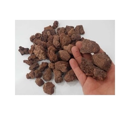 İri Kırmızı Pomza 2-4 Cm 20 Lt Lav Taşı Mangal Taşı Dekoratif Volkanik Pomza Taş