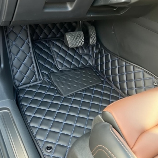 Audi A3 2005-2012 Koyu Gri 8d Diamond Premium Deri Oto Paspas