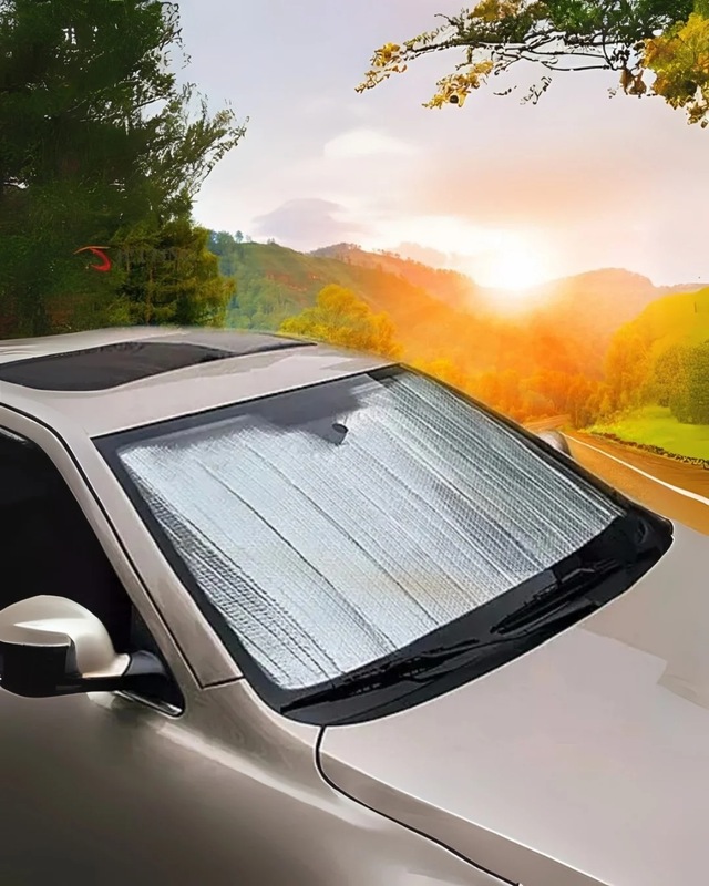 Ers Araç Ön Cam Güneşlik Katlanabilir Uv Koruma Ford Focus Renault Megane Skoda Superb Honda Civic
