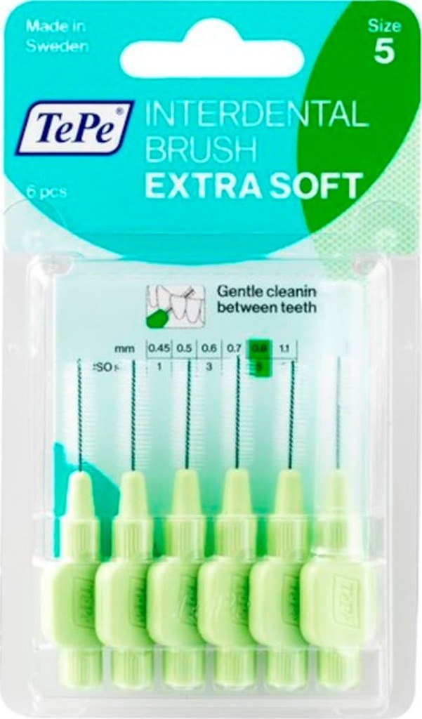 Tepe Extra Soft Arayüz Fırçası 6'lı 0.8 MM