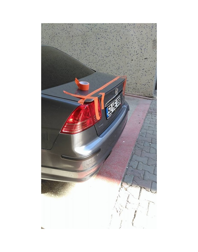 Honda Civic Vtec 2 Spoiler. Abs Plastik Boyasız. 2001-2005 Spoylr