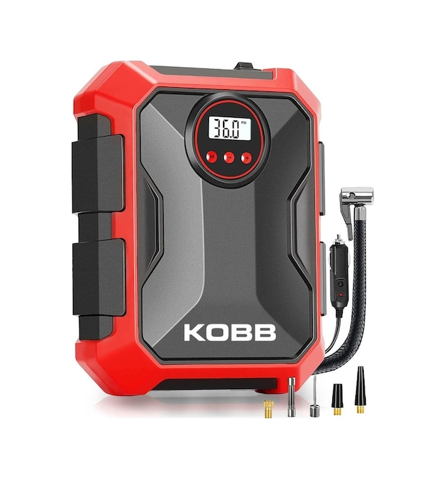 Kobb Kb200 12volt 150 Psı Ayarlanabilir Dijital Basınç Göstergeli Hava Lastik Şişirme Pompası