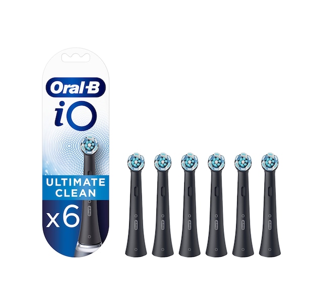 Oral-B İo Ultimate Clean Siyah Diş Fırçası Yedek Başlığı 6'lı