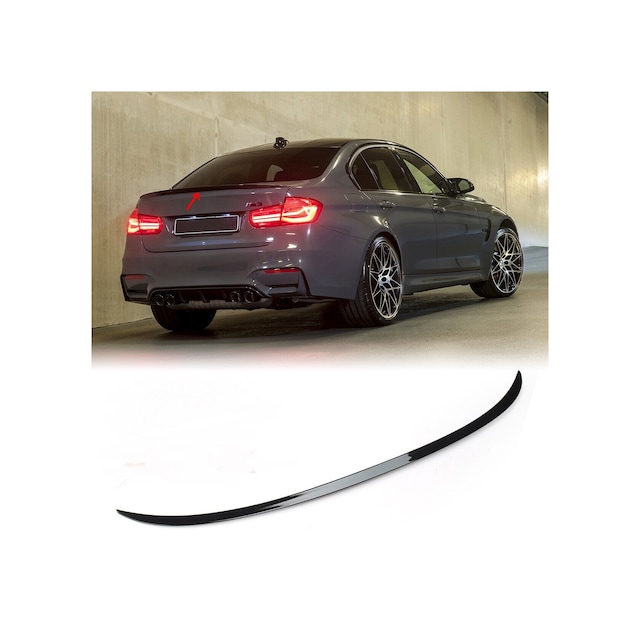 BMW F30 2012-2018 3.SERİ M3 İNCE PLASTİK BOYASIZ SPOİLER-SPOYLER