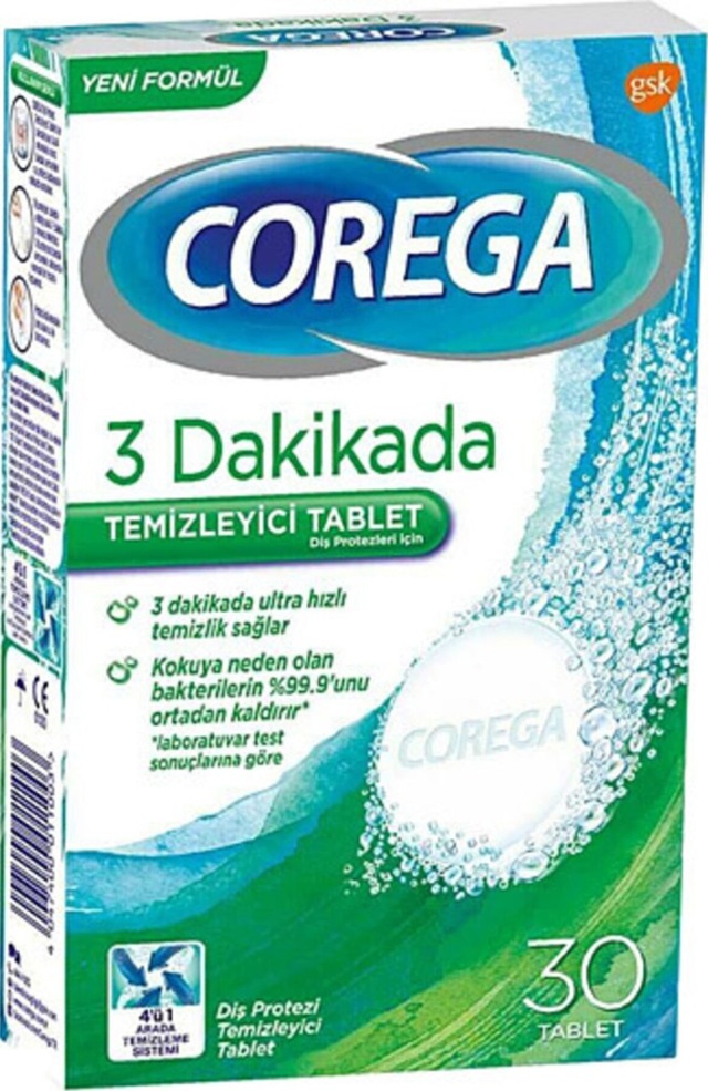 Diş Protezi Temizleyici Tablet 30 Tablet