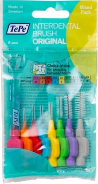 Tepe Interdental Arayüz Fırçası Karışık Set 8'li