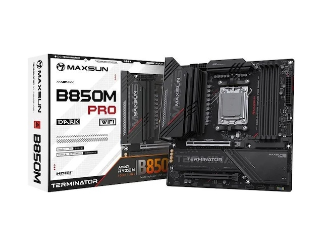 Maxsun Termınator B850m Dark Wıfı 8000 Oc