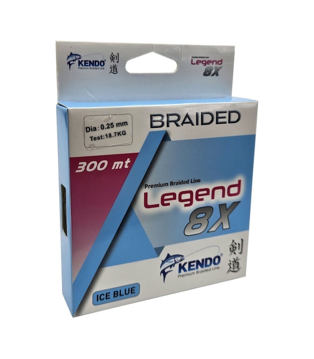 Kendo Legend X8 300m Ice Blue Örgü İp 0,14 Mm