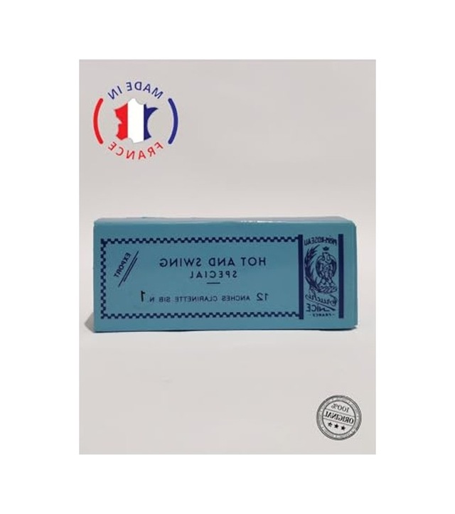Mavi Kuşaklı Klarnet Kamışı, No:1, 12 Adet Paket