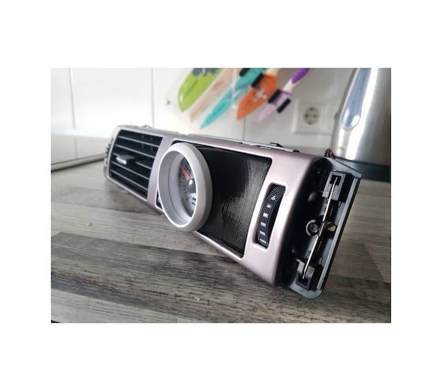 1997-2004 Audi A6 52mm Boost Göstergesi Montajı Orta Havalandırma