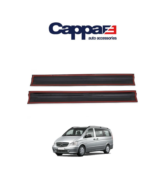 Cappafe Mercedes Vito W639 Kapı Eşiği Koruma Abs Mat Siyah 2 P N11.1914