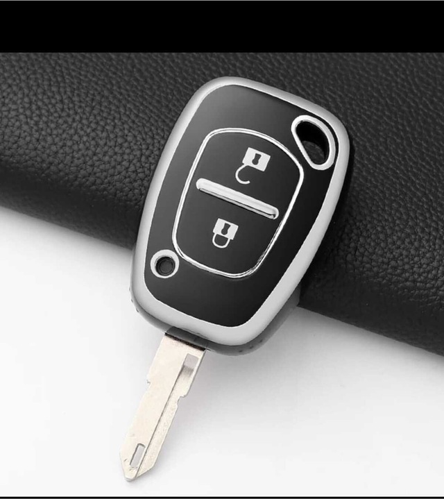 Gma Keys Renault Kangoo-master-trafic Buton Siyah Gümüş Renk Nano Oto Anahtar Kumanda Kabı Kılıfı