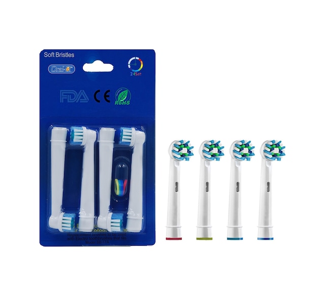 Oral B Şarjlı Diş FırçalarıI İle Uyumlu 4'lü Yedek Başlık