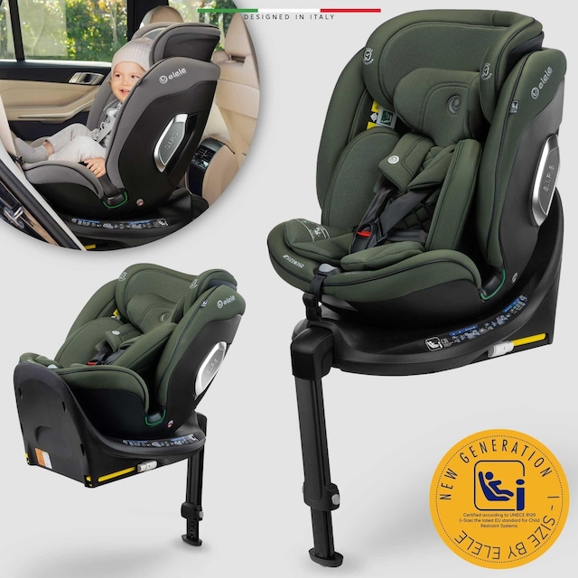 Elele Stradafix 360 Dönen I-size Oto Koltuğu İsofix 40-150 Cm 0-36 Kg Yeşil