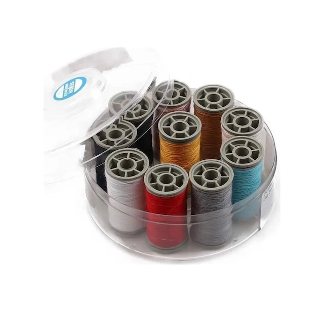 Ers Zümrüt No:120, %100 Polyester Dikiş Ipliği Kaliteli 10 Adet Farklı Makara Ip Royaleks-13073