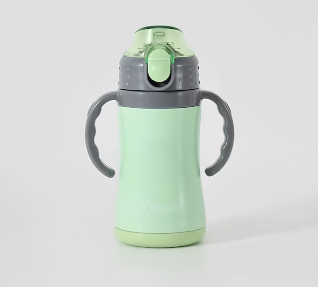 Penguen 3048 Biberon Termos Yeşil Çelik Çift Katlı 280ml Yeşil