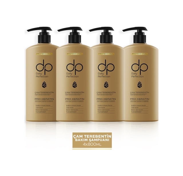 Dp Daily Perfection Şampuan Çam Terebentin 4 x 800 ML