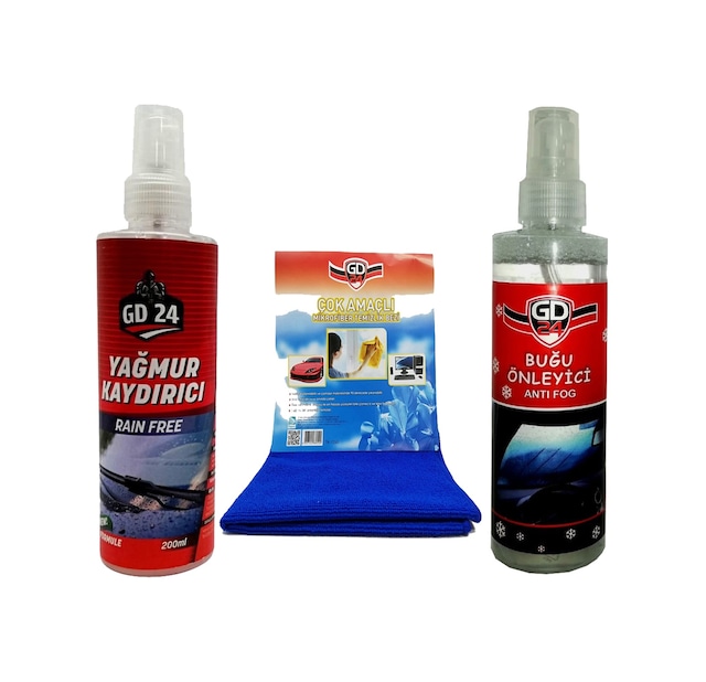 Gd24 Yağmur Kaydırıcı Buğu Önleyici Mikrofiber Bez