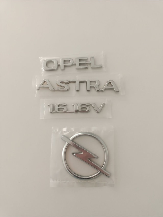 Opel Astra 1.616v Bagaj Yazısı Astra G Bagaj Arması 4lü Set Opel Astra 1.6 16v Yazı Astra Arka Arma
