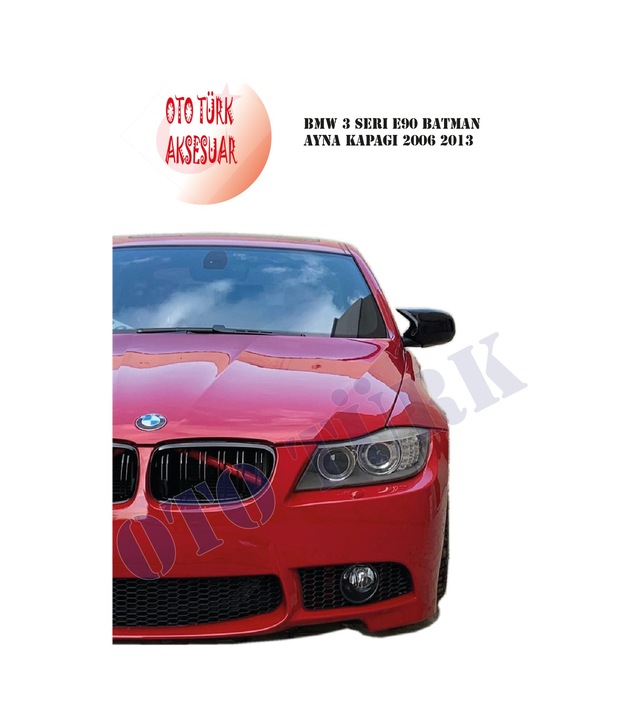 Bmw 3 Seri E90 Yarasa Batman Ayna Kapağı 2005 2009 Eski Kasalar