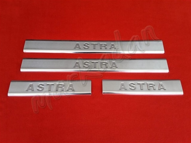 Markadan Opel Astra G Krom Kapı Eşiği 1998-2009 4 Parça Paslanmaz