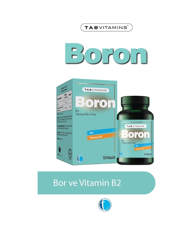 Tabvitamins Boron Bor 120 Kapsül
