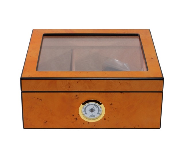 Premiumquality Reina Taba Desenli Sedir Humidor Puro Kutusu - Tr8790