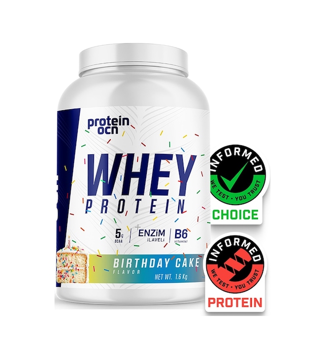 Proteinocean Whey Protein Birthday Cake - 1.6kg - 64 Servis