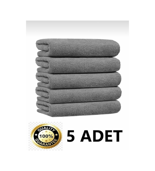 5 Adet 50 70 Cm Mikrofiber Kalın Dokulu Oto Cam Araç Yıkama Kurulama Oto Temizlik Bezi