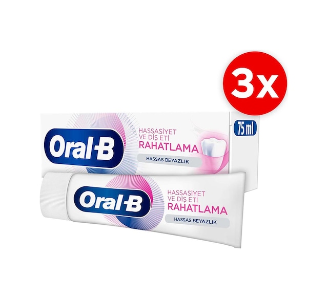 Oral-B Hassasiyet ve Diş Eti Diş Macunu 3 x 75 ML