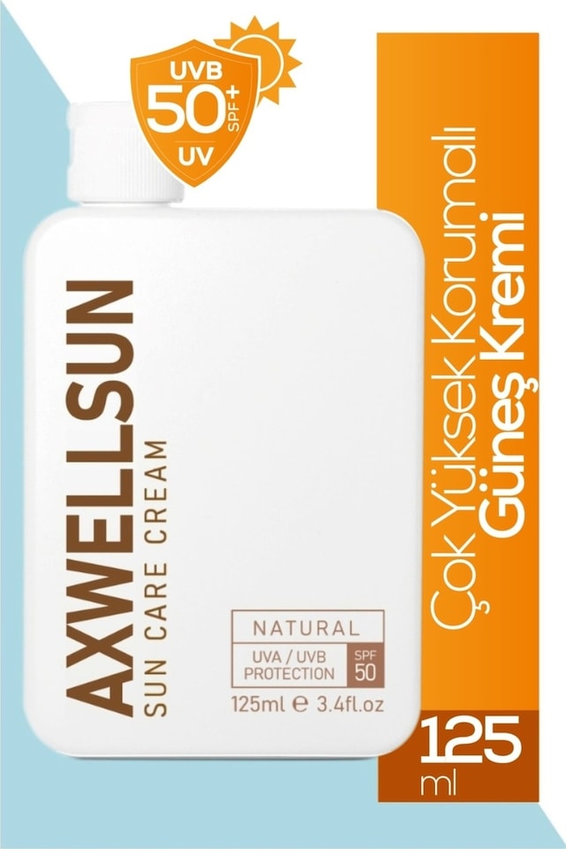 Axwell Sun Care Cream Leke Karşıtı Güneş Koruyucu Krem SPF50+ 125 ML