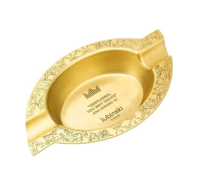 Lubinski Special Edt. Pirinç Metal İkili Puro Küllüğü - King Edward Lb-816