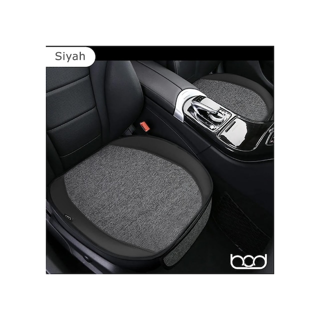 Bod Oto Koltuk Koruyucu Keten Minder Cepli 3 Lü Set Siyah