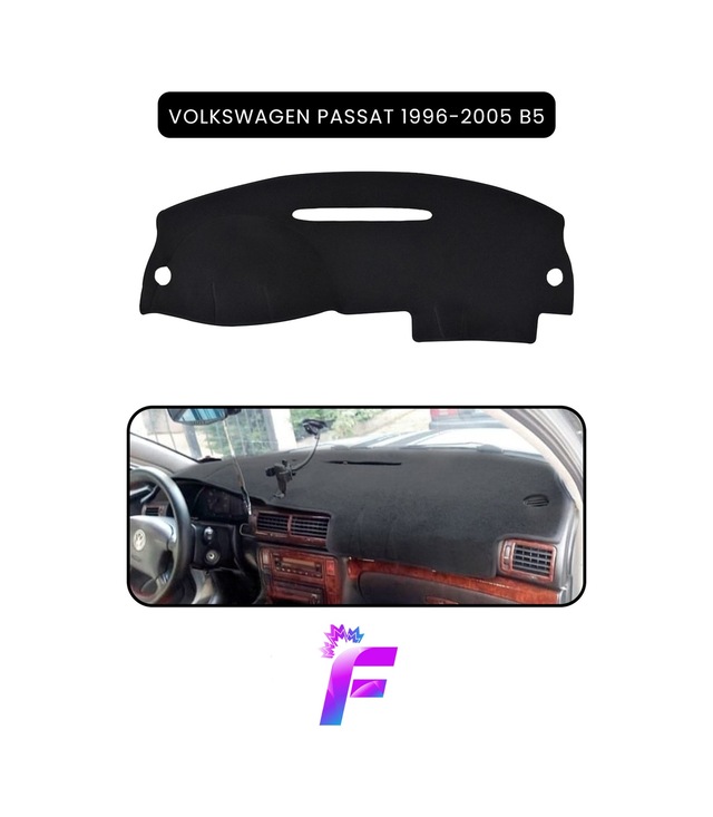 Volkswagen Passat B5 1996-2005 Torpido Örtüsü Güneşten Korur Kolay Montaj Tam Uyum C30 Siyah