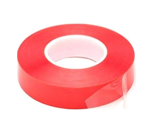 Çift Taraflı Akrilik İze Bant 18 Mm X 2 Metre Kırmızı Vhb Diğer