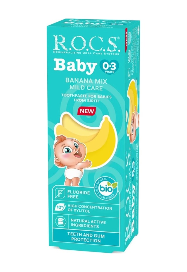 Bezos Bebek Diş Macunu Muz Püresi Tadında 0-3 Yaş 45 Gr Bzoshb